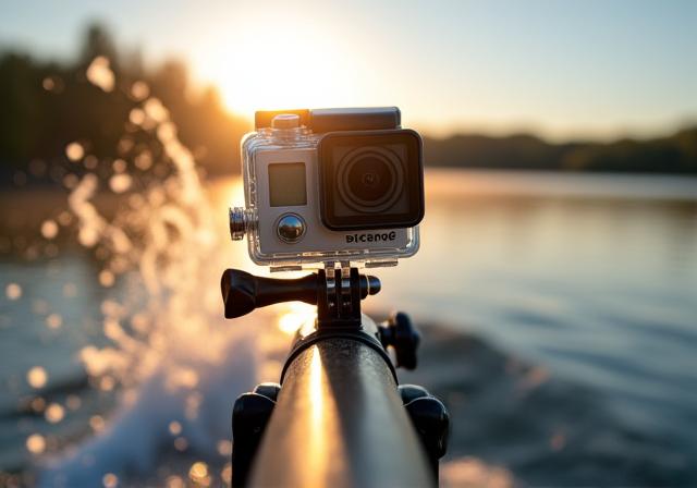Action Camera Fishing Setup